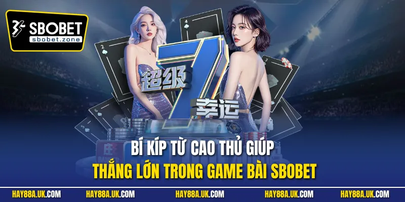Bí kíp từ cao thủ giúp thắng lớn trong game bài Sbobet