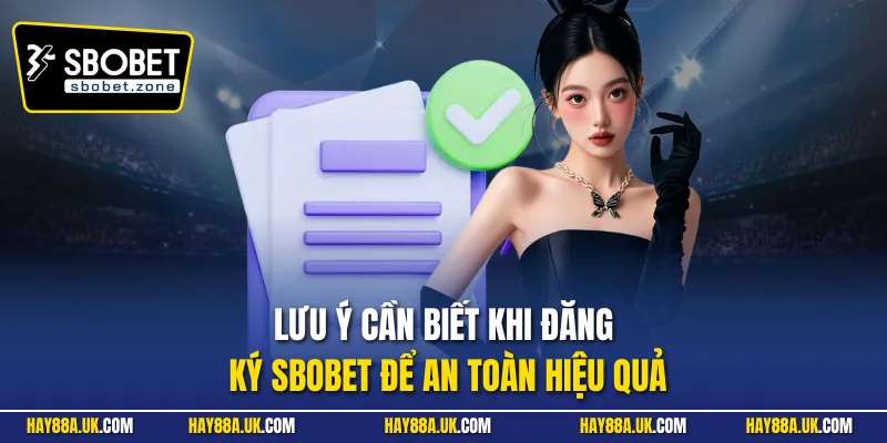 Lưu ý cần biết khi đăng ký Sbobet để an toàn hiệu quả